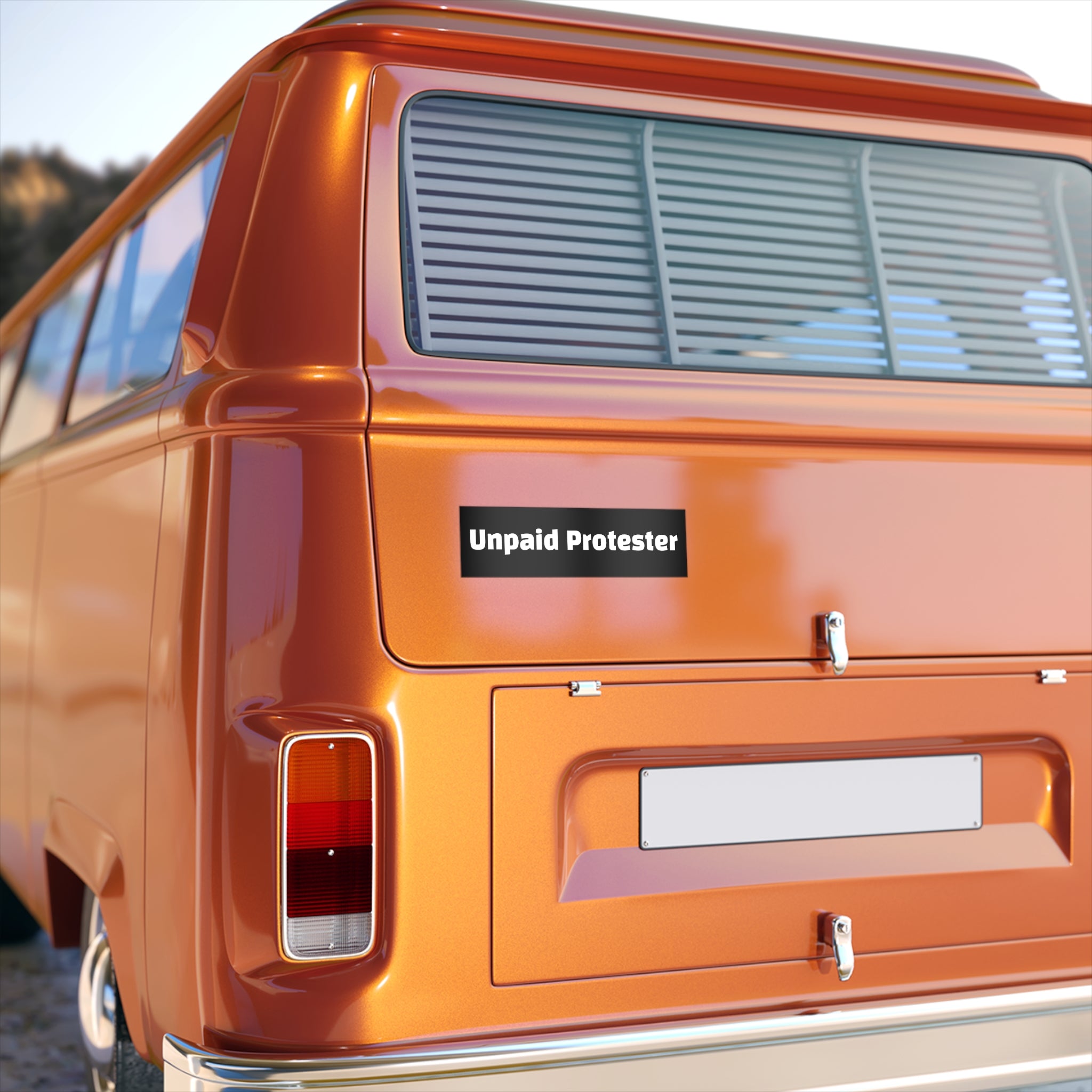 Unpaid Protester Bumper Sticker