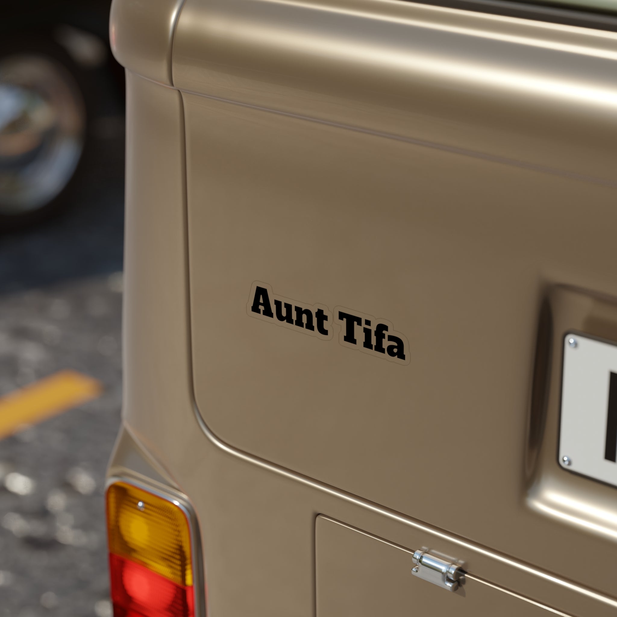 Aunt Tifa Window Decal