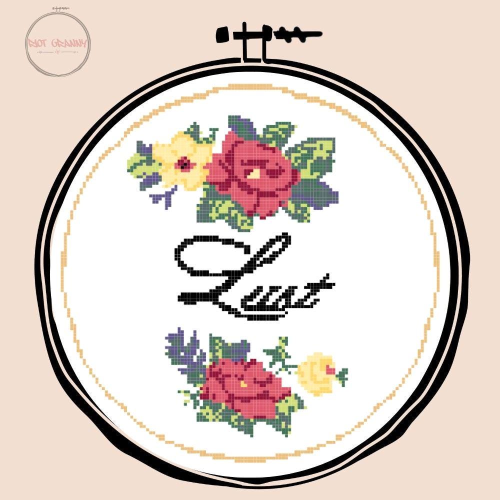 Lust - 7 Deadly Sins  - Cross Stitch Pattern