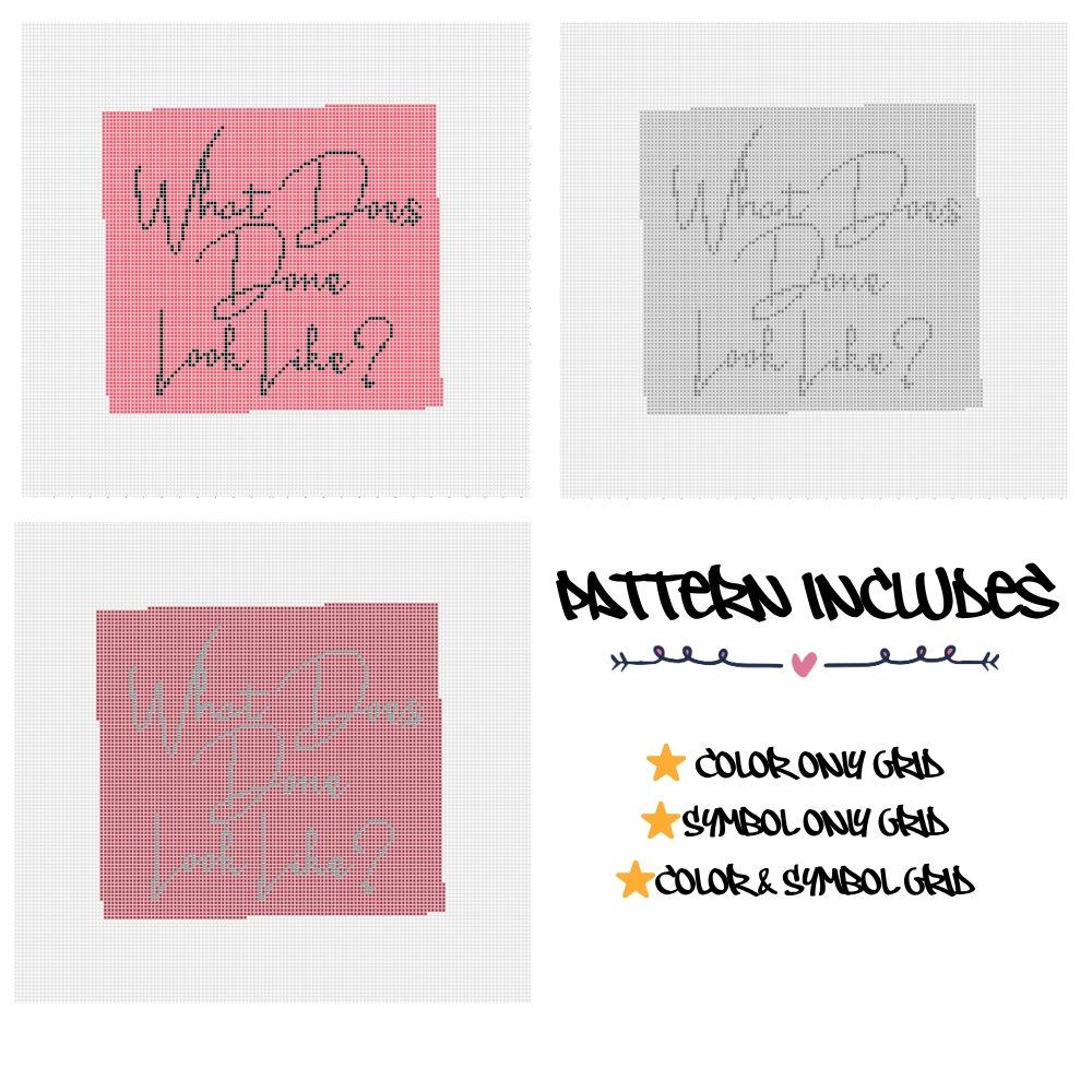 What Does Done Look Like - Cross Stitch Pattern