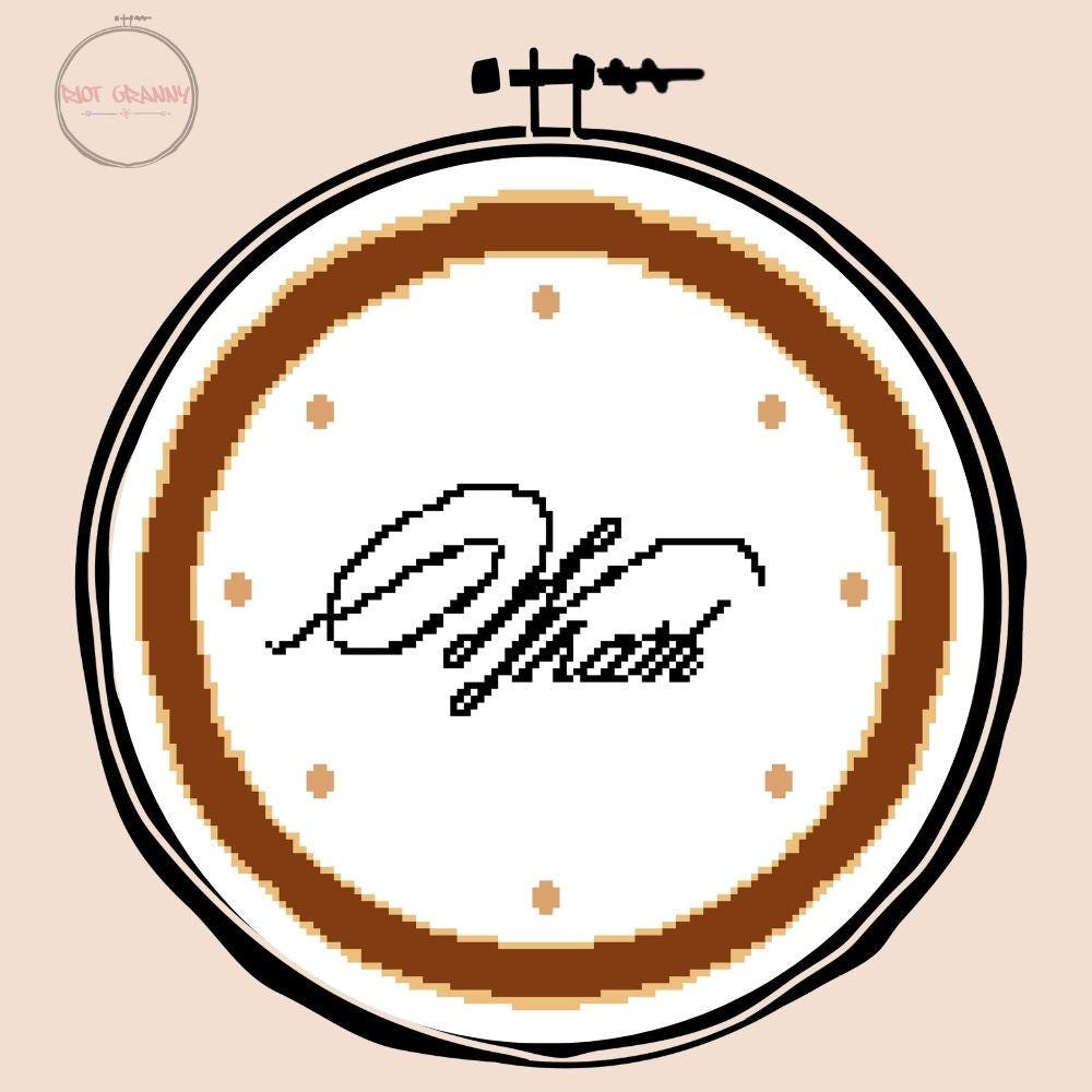 Wrath - 7 Deadly Sins  - Cross Stitch Pattern