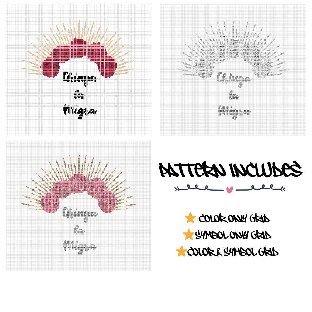 Chinga la Migra - Cross Stitch Pattern