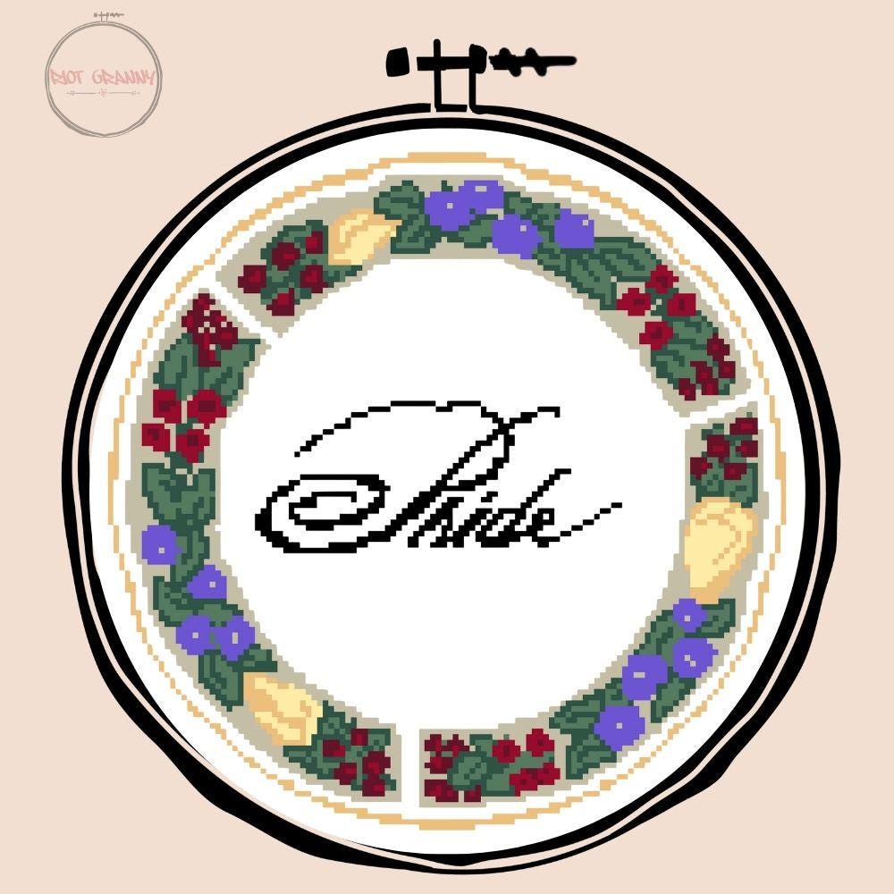 Pride - 7 Deadly Sins - Cross Stitch