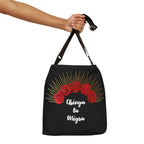 Chinga la Migra - Adjustable Strap Tote Bag