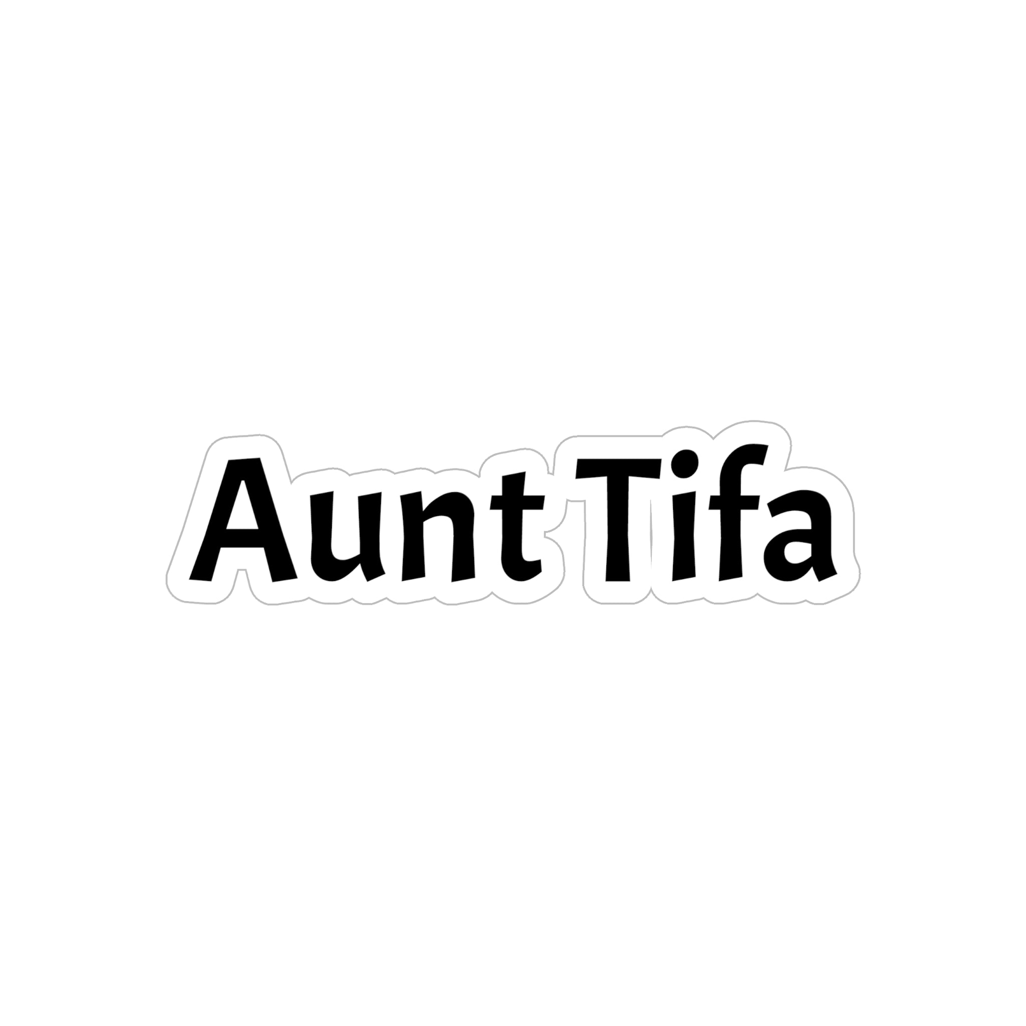 Aunt Tifa Window Decal