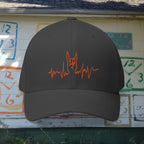 Embroidered Punk Heartbeat Trucker Hat