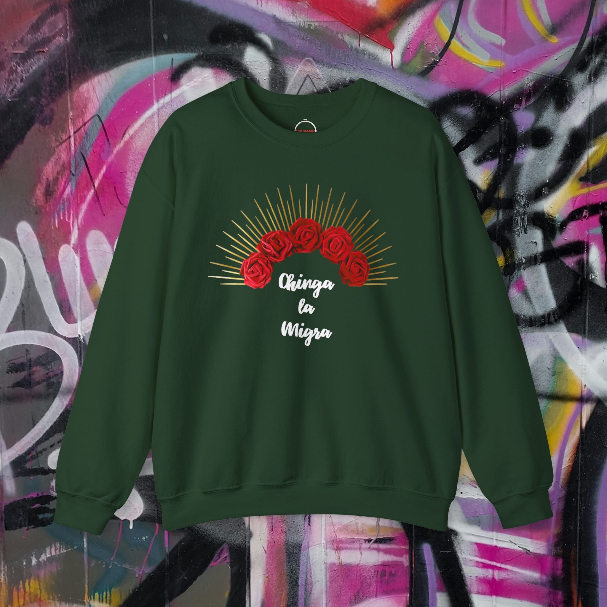Chinga la Migra Crewneck Sweatshirt
