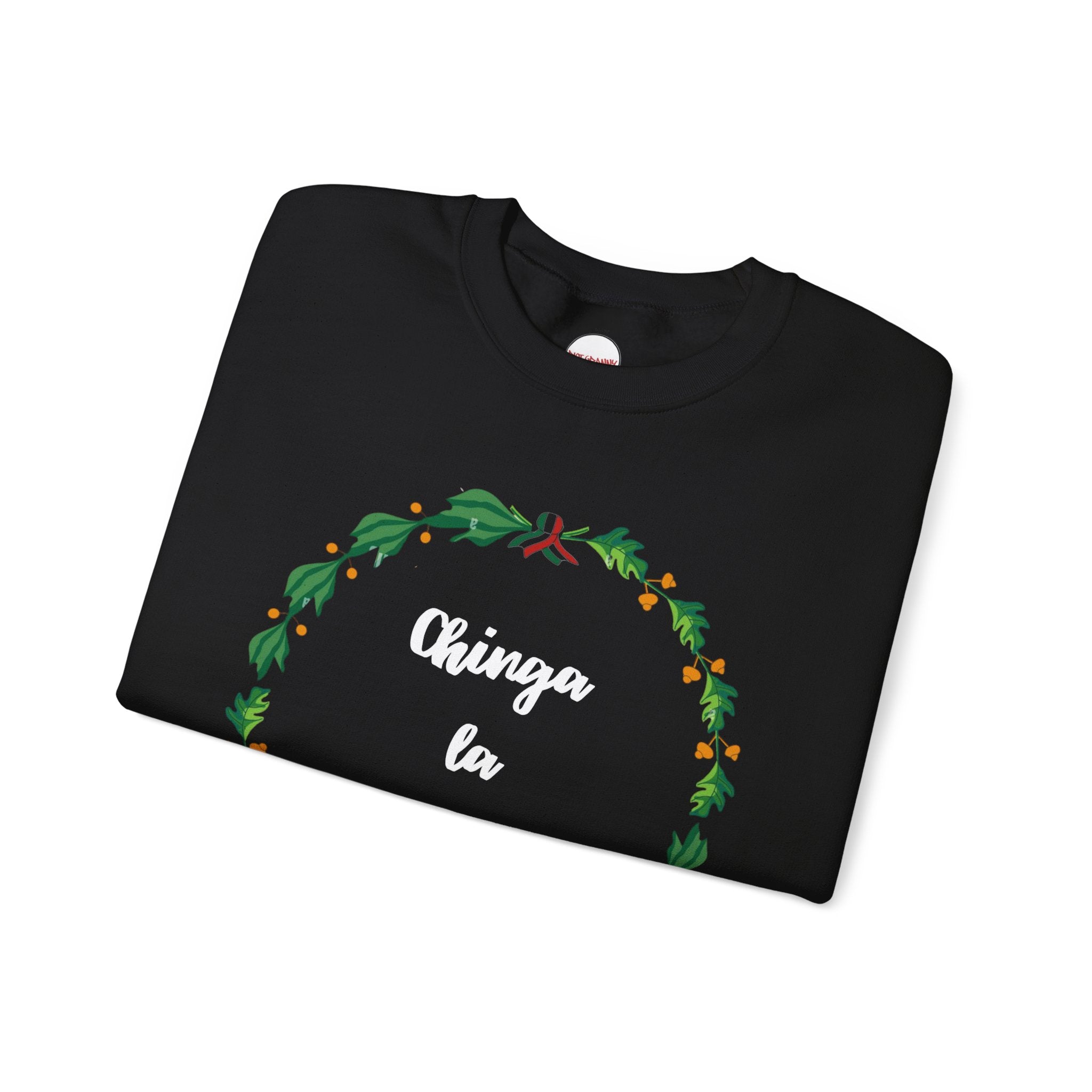 Chinga la Migra Mexican Flag Crewneck