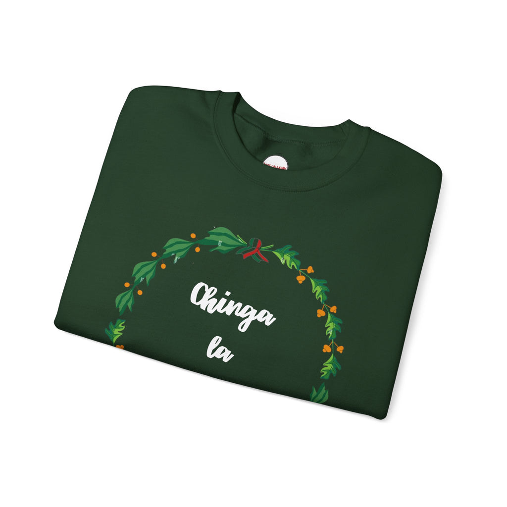 Chinga la Migra Mexican Flag Crewneck