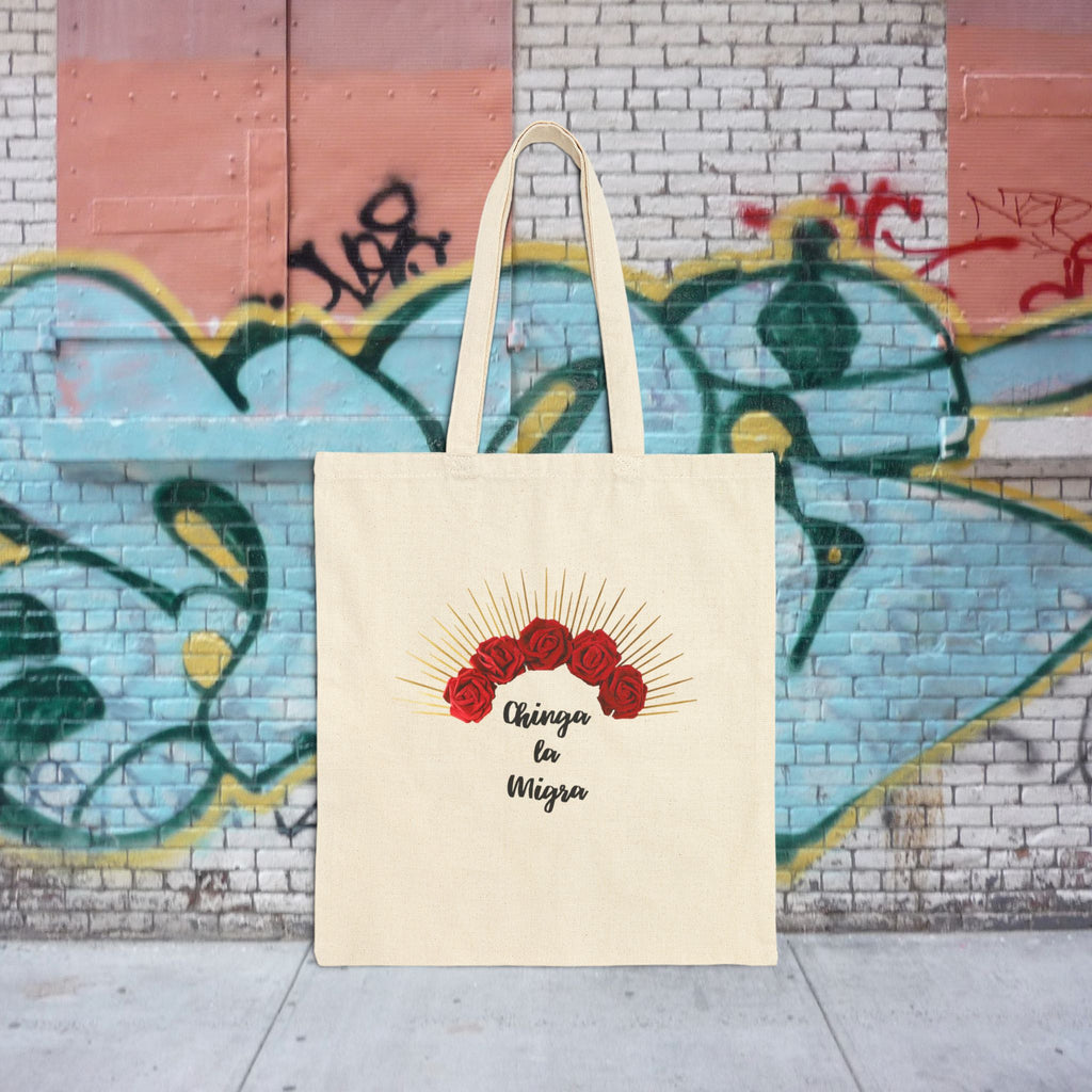 15x16 Chinga la Migra Tote