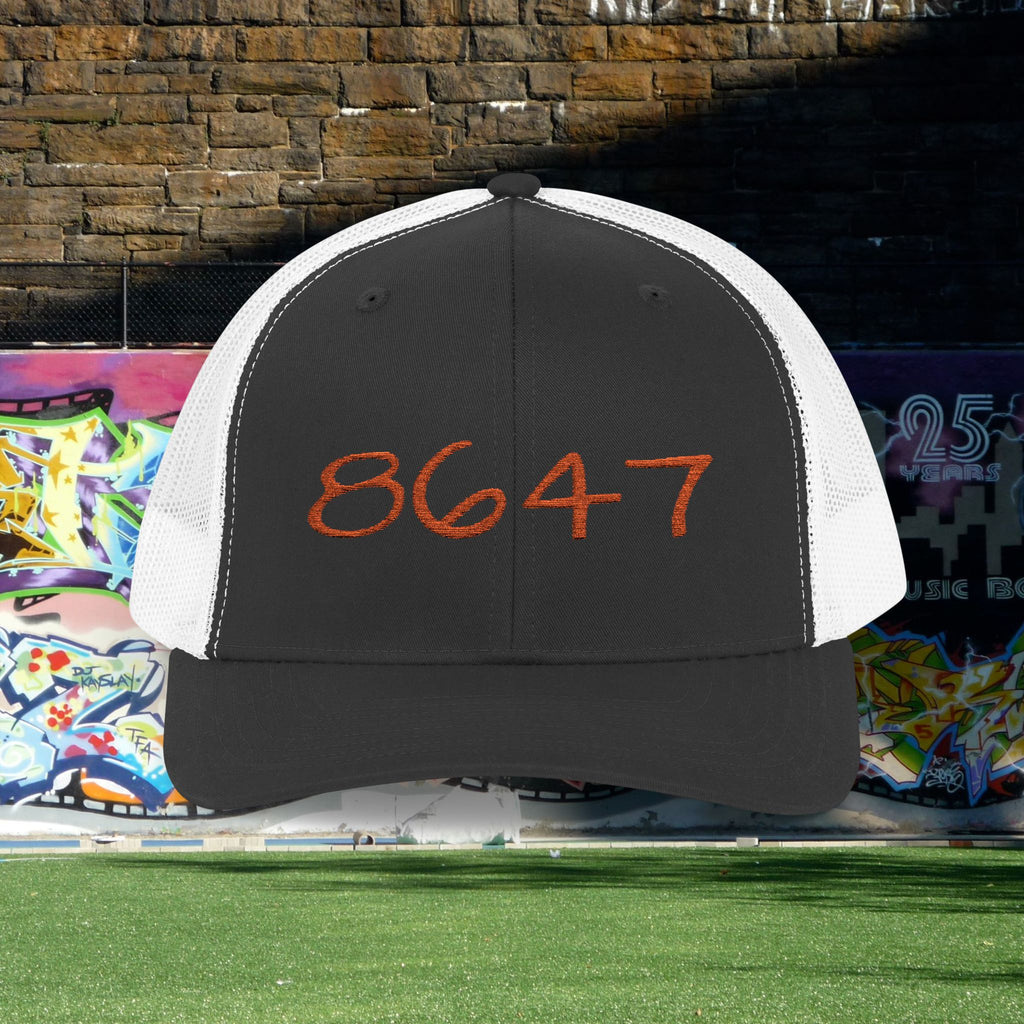 Embroidered 8647 Snapback Trucker Hat