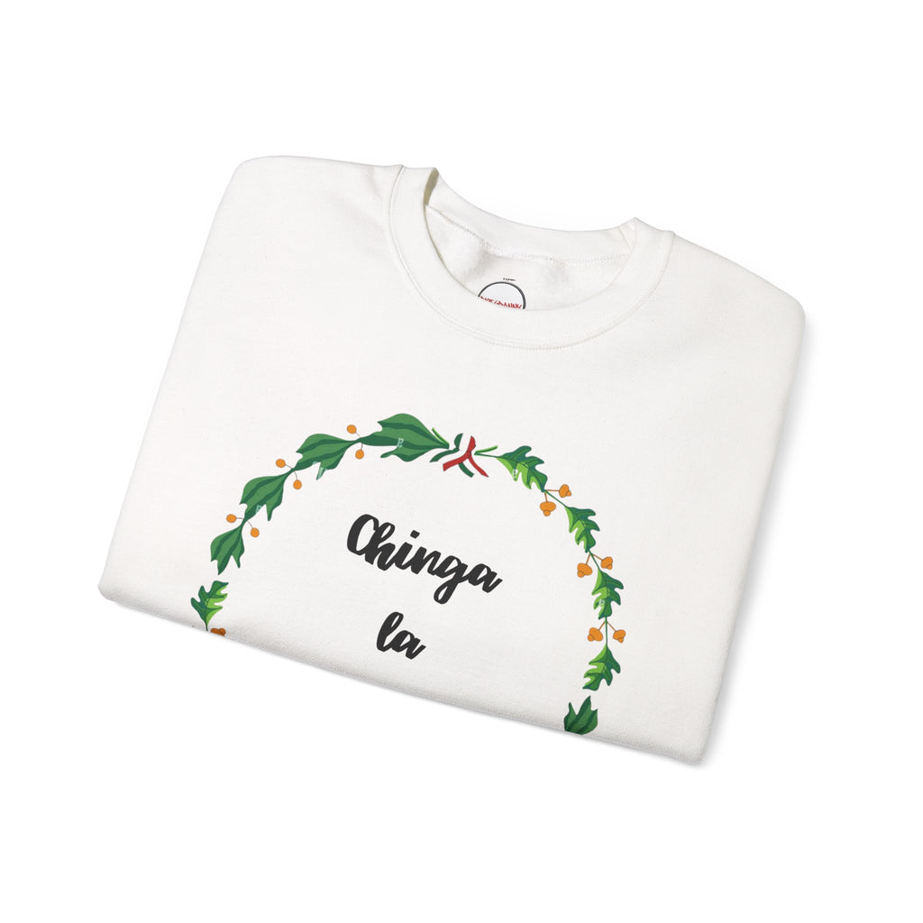 Chinga la Migra Mexican Flag Crewneck