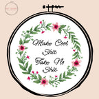 Make Cool Shit, Take Cool Shit - Cross Stitch Pattern