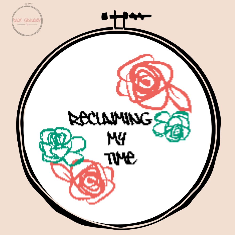 Reclaiming My Time - Cross Stitch Pattern