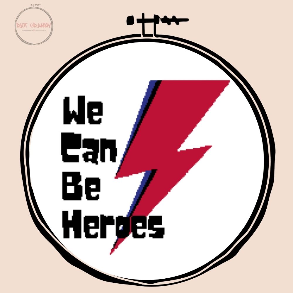 We Can Be Heroes - Cross Stitch Pattern