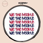 We The People - Cross Stitch Pattern