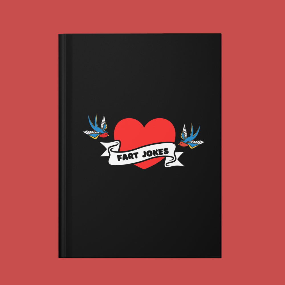 Fart Jokes Hardcover Journal
