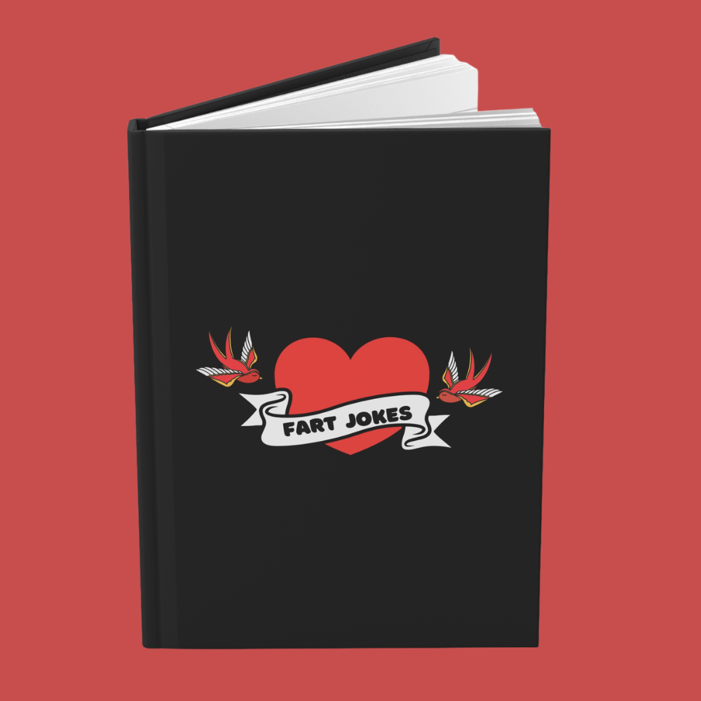 Fart Jokes Hardcover Journal