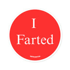 I Farted Sticker