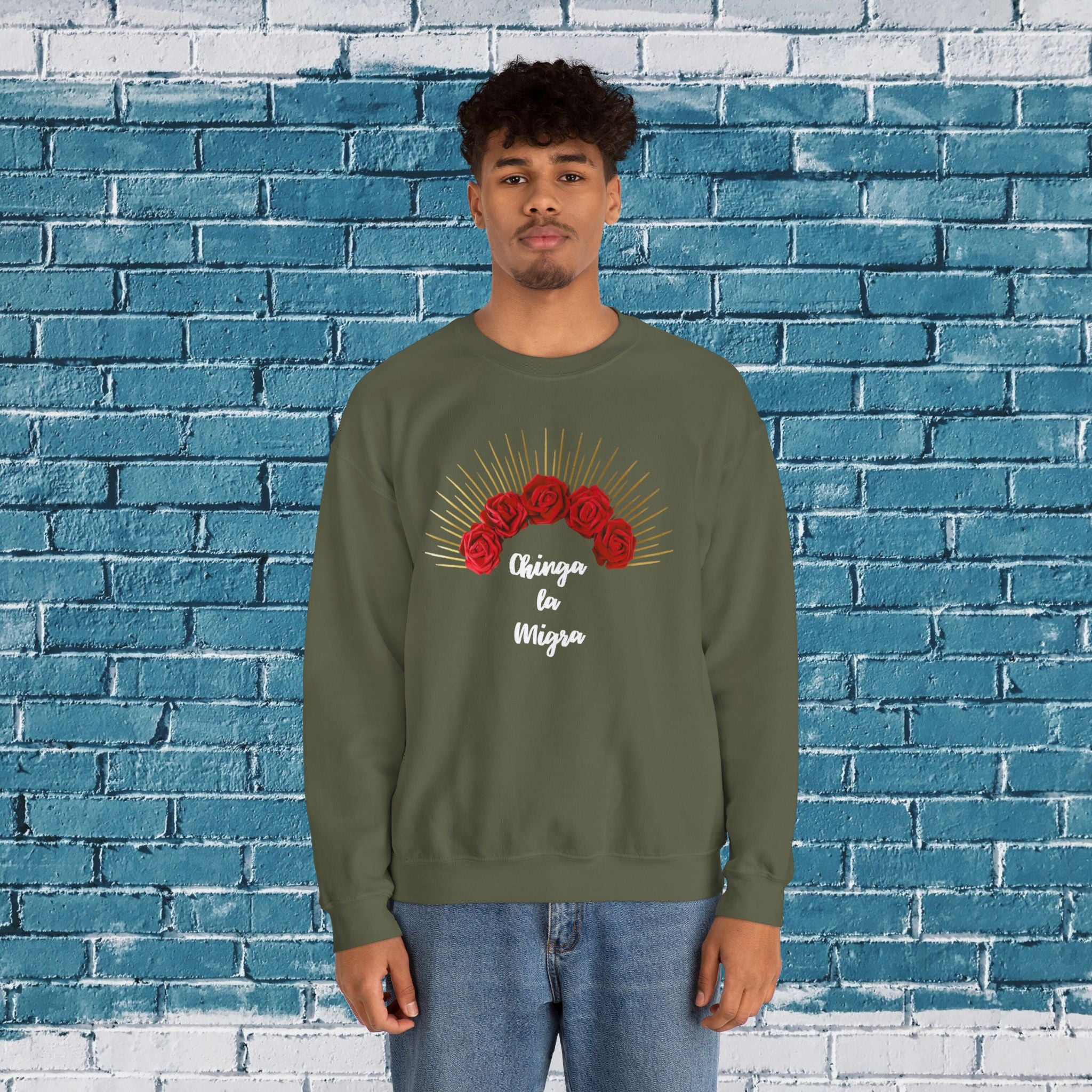 Chinga la Migra Crewneck Sweatshirt