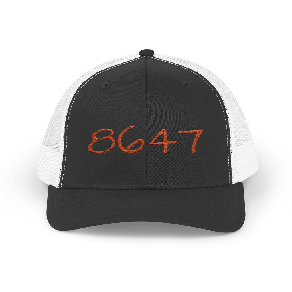 Embroidered 8647 Trucker Hat