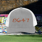Embroidered 8647 Snapback Trucker Hat