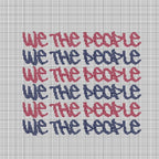 We The People - Cross Stitch Pattern
