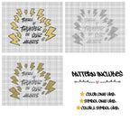 There is Thunder in Our Hearts - Cross Stitch Pattern