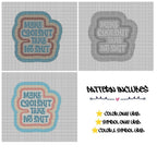Make Cool Shit, Take No Shit - Cross Stitch Pattern