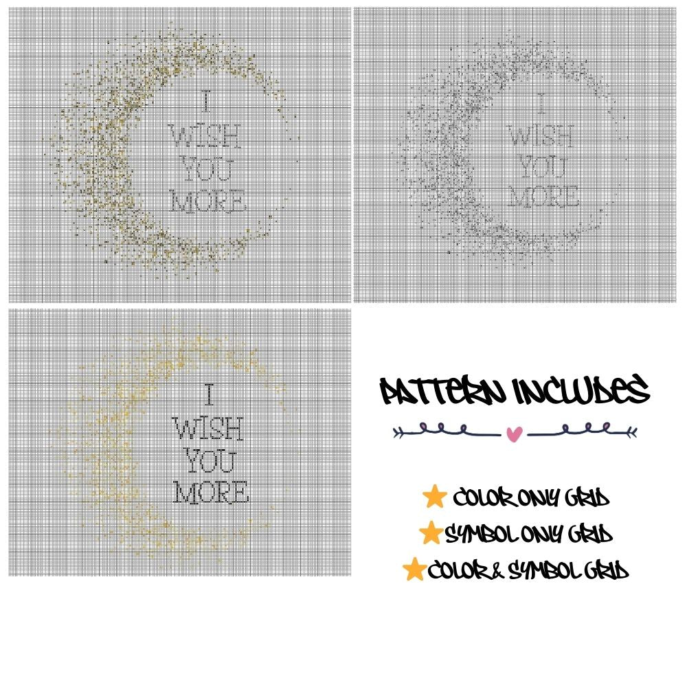 I Wish You More - Cross Stitch Pattern