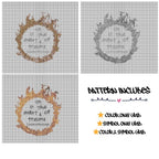 I'm in the Midst of a Trauma - Cross Stitch Pattern