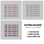 We The People - Cross Stitch Pattern