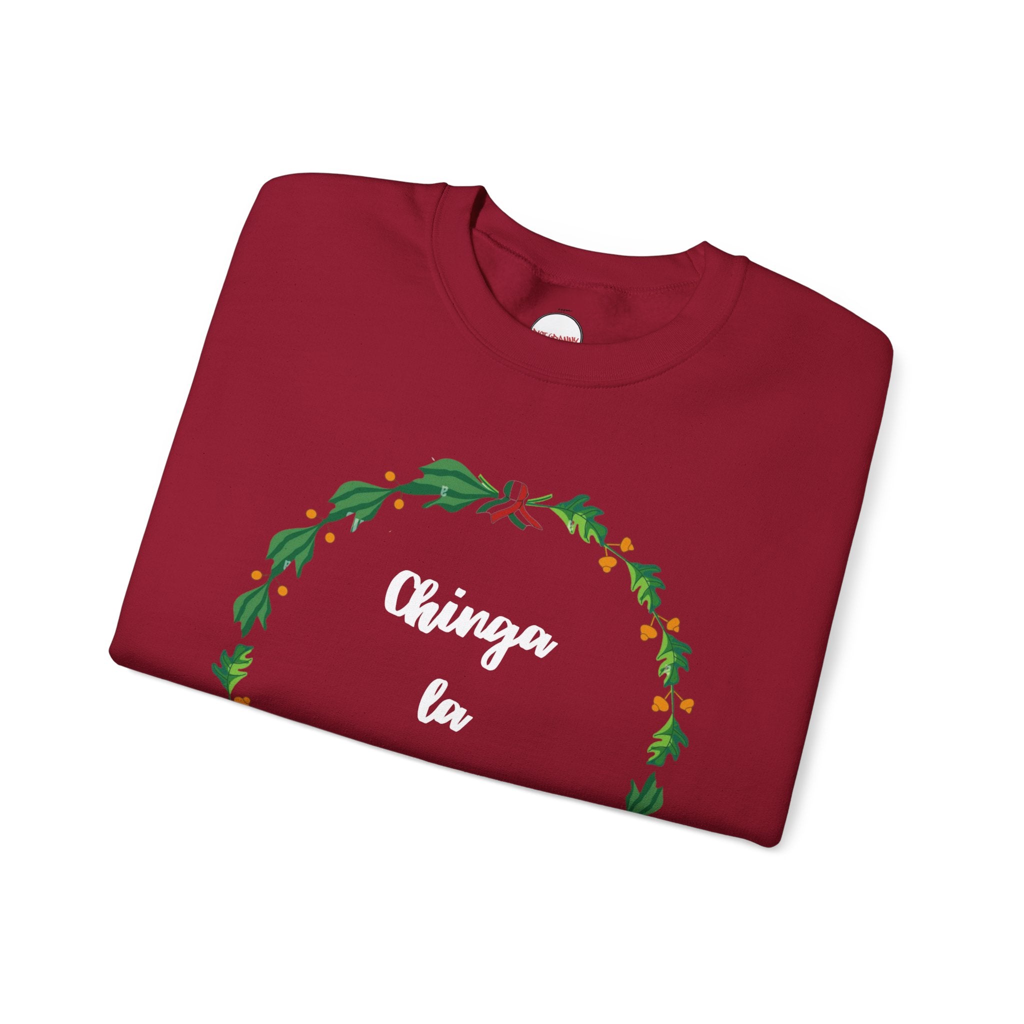 Chinga la Migra Mexican Flag Crewneck