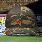 Embroidered 8647 Camo Trucker Hat