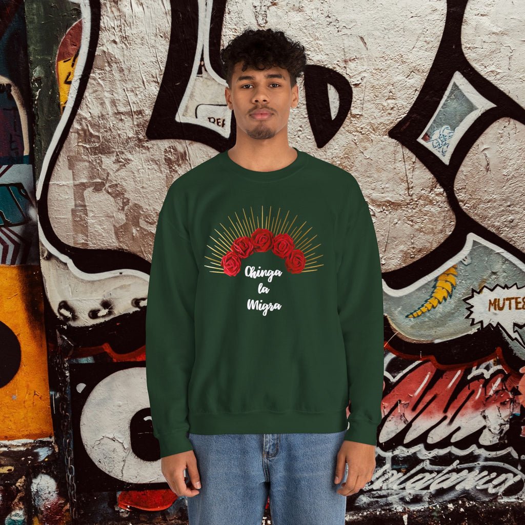 Chinga la Migra Crewneck Sweatshirt