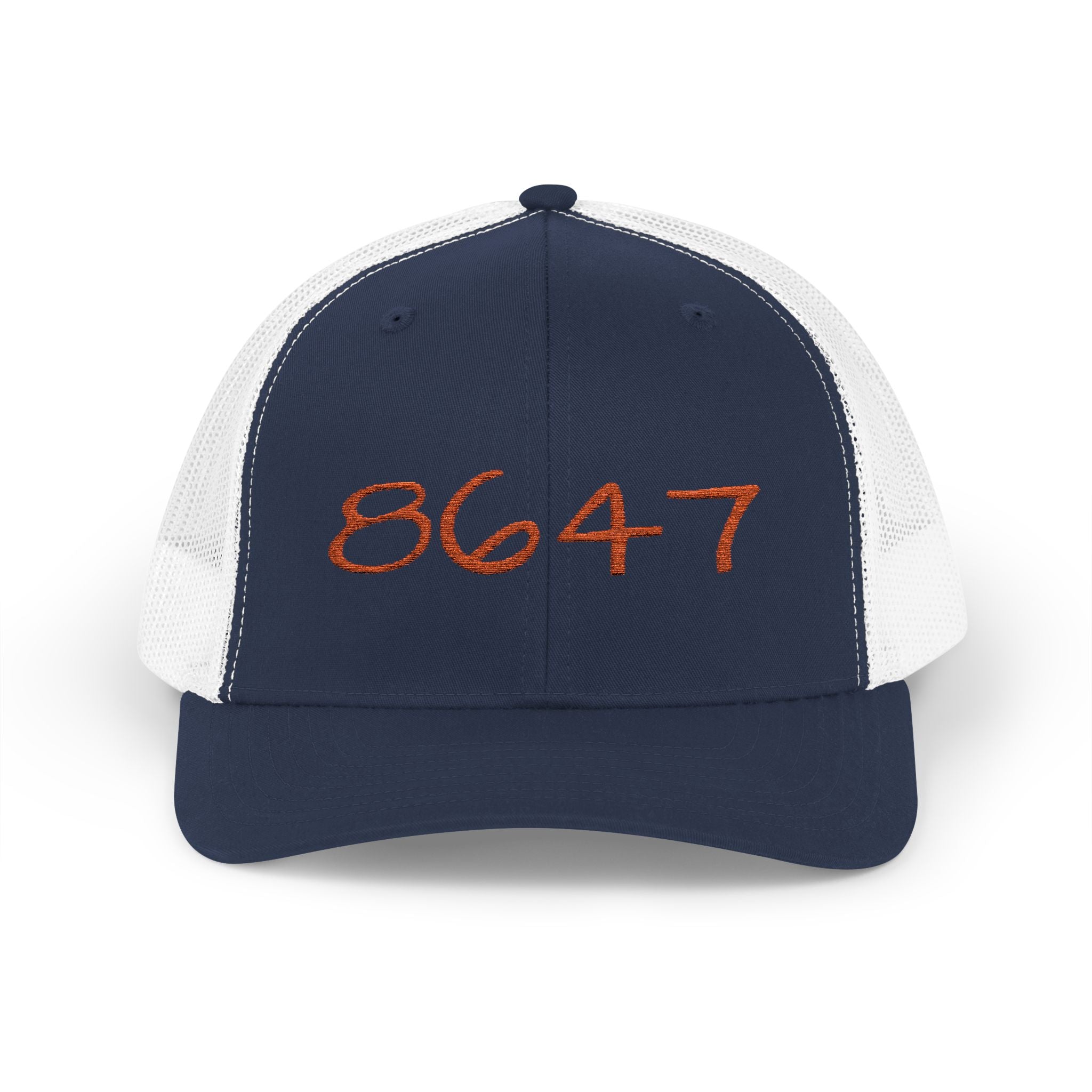 Embroidered 8647 Trucker Hat