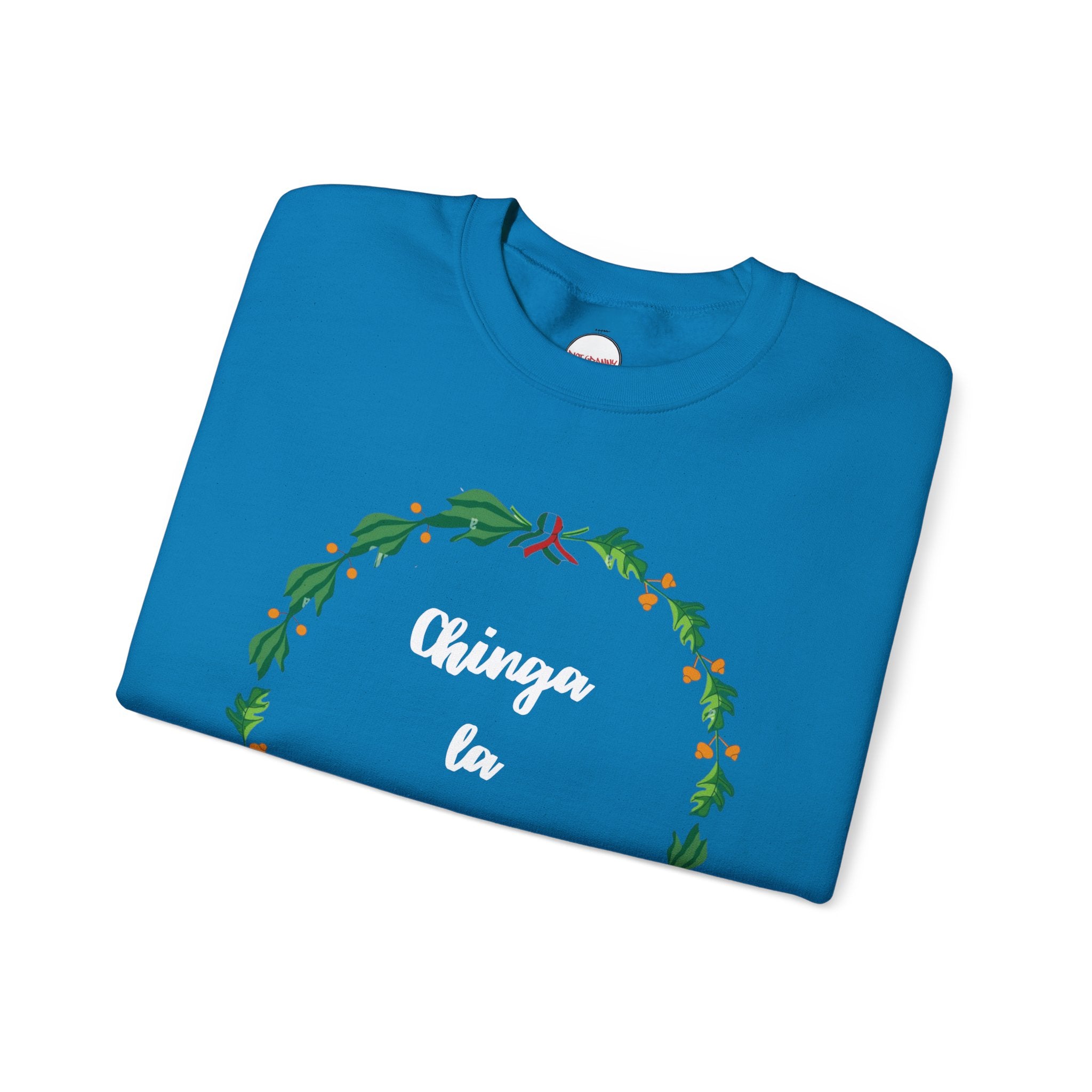 Chinga la Migra Mexican Flag Crewneck