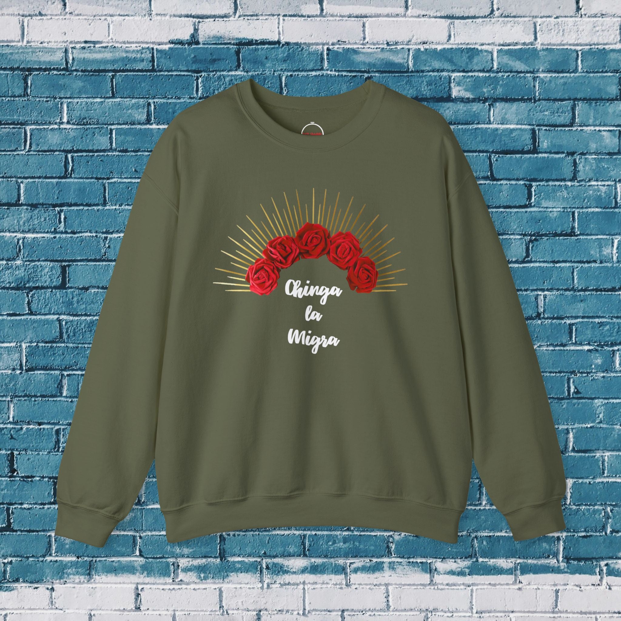 Chinga la Migra Crewneck Sweatshirt