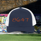Embroidered 8647 Snapback Trucker Hat
