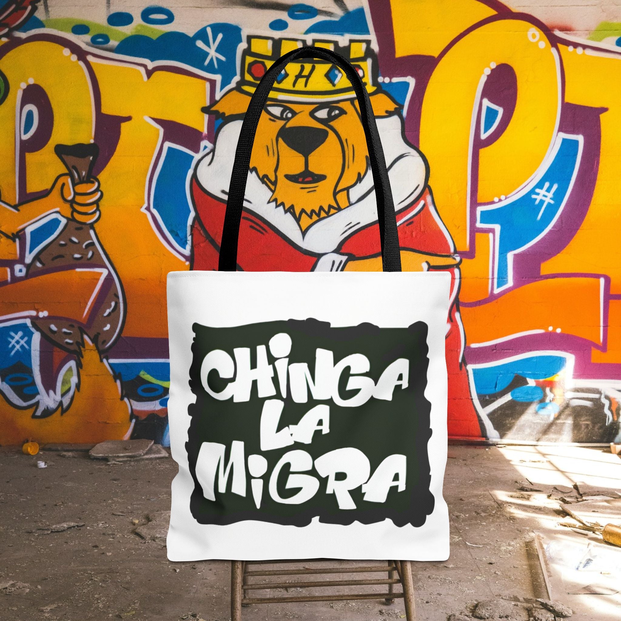 18x18 Graffiti Tote