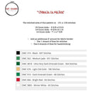 Chinga la Migra Wreath - Cross Stitch Pattern