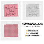 What Does Done Look Like - Cross Stitch Pattern